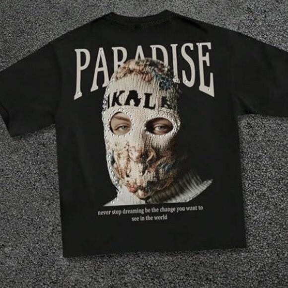 Other - Men's Figure Graphic Tee Shirt Y2K Short Sleeve Crew Neck Novelty T-Shirts